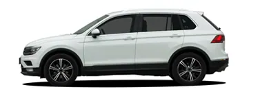 White Volkswagen Tiguan SUV