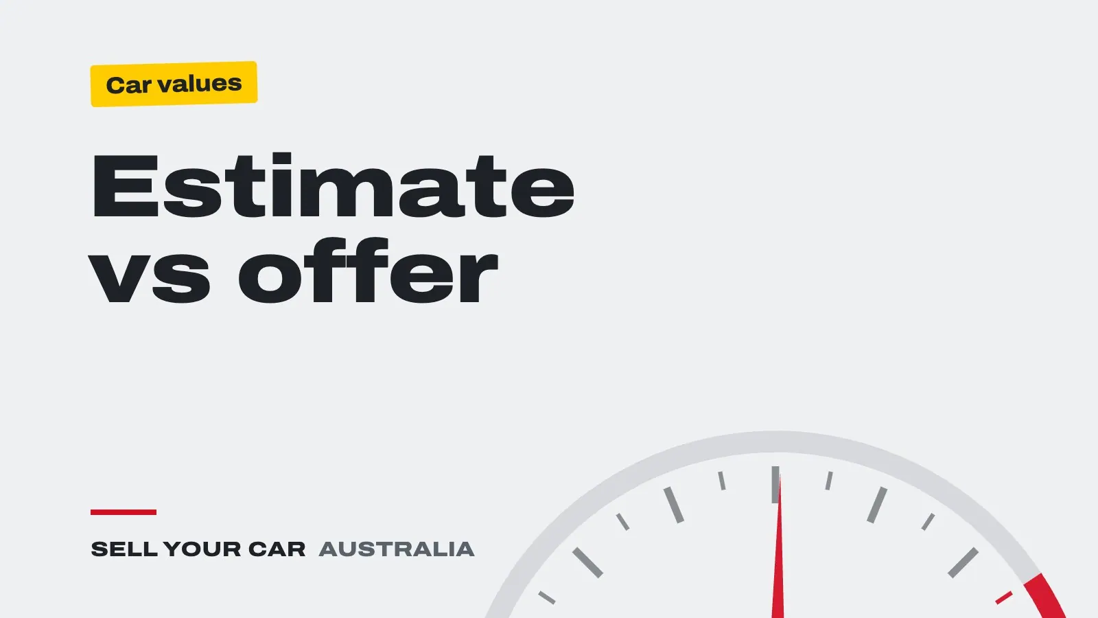 Guide cover: Estimate vs offer